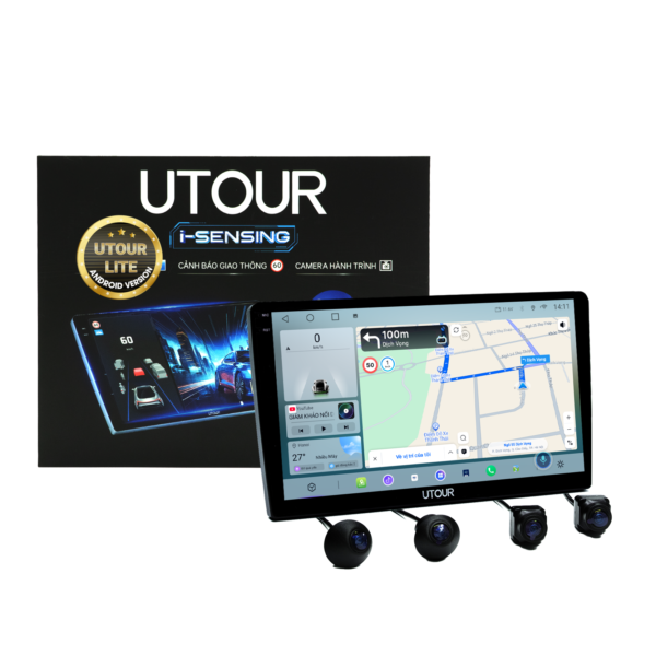 Màn hình Android liền camera UTOUR Lite US 360-i2K (9/10”) RAM 6GB, ROM 128GB